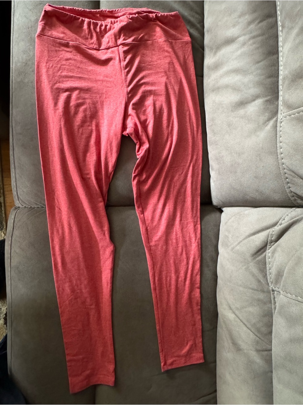 LuLaRoe Coral Pink Full-Length Leggings